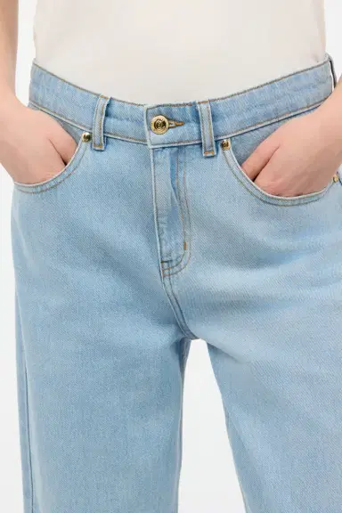 Roberto Cavalli Light Wash Culotte Jeans | Thumbnail 4 Roberto Cavalli Light Wash Culotte Jeans | Thumbnail 4