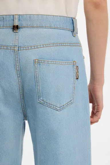 Roberto Cavalli Light Wash Culotte Jeans | Thumbnail 5 Roberto Cavalli Light Wash Culotte Jeans | Thumbnail 5