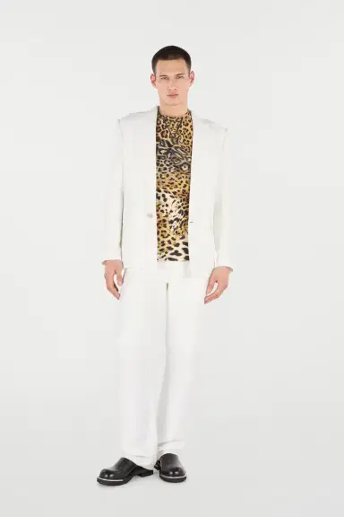 Roberto Cavalli Single-Breasted Blazer | Thumbnail 7 Roberto Cavalli Single-Breasted Blazer | Thumbnail 7