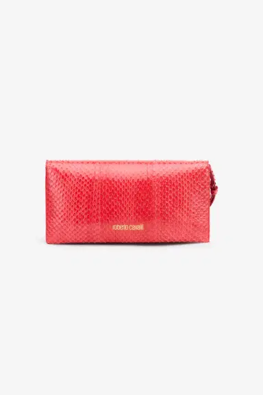 Roberto Cavalli Serpentine Pochette Coral | Thumbnail 3 Roberto Cavalli Serpentine Pochette Coral | Thumbnail 3