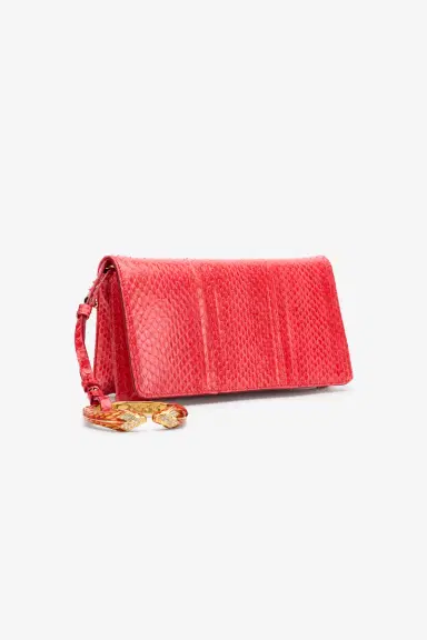 Roberto Cavalli Serpentine Pochette Coral | Thumbnail 4 Roberto Cavalli Serpentine Pochette Coral | Thumbnail 4