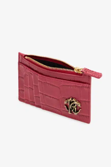 Roberto Cavalli Crocodile-Effect Coin Purse | Thumbnail 4 Roberto Cavalli Crocodile-Effect Coin Purse | Thumbnail 4