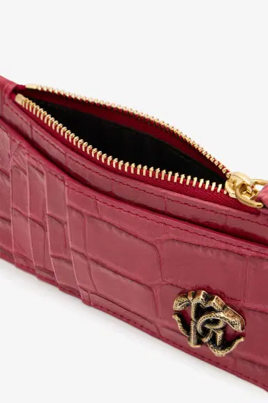 Roberto Cavalli Crocodile-Effect Coin Purse | Thumbnail 5 Roberto Cavalli Crocodile-Effect Coin Purse | Thumbnail 5