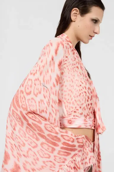 Roberto Cavalli Jaguar Pink Print Shirt | Thumbnail 5 Roberto Cavalli Jaguar Pink Print Shirt | Thumbnail 5