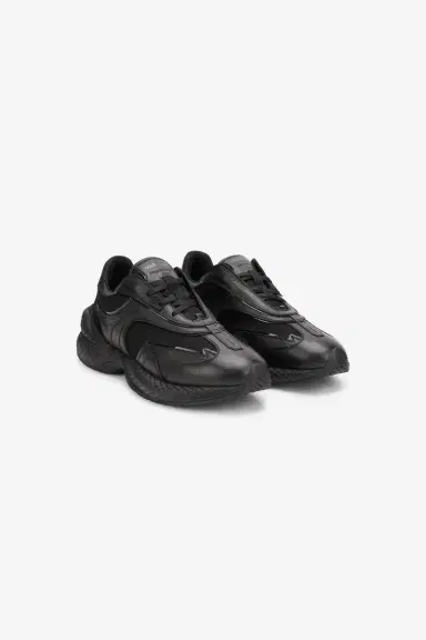 Roberto Cavalli Black Chunky Leather Sneakers | Thumbnail 2 Roberto Cavalli Black Chunky Leather Sneakers | Thumbnail 2