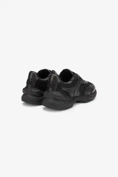 Roberto Cavalli Black Chunky Leather Sneakers | Thumbnail 3 Roberto Cavalli Black Chunky Leather Sneakers | Thumbnail 3