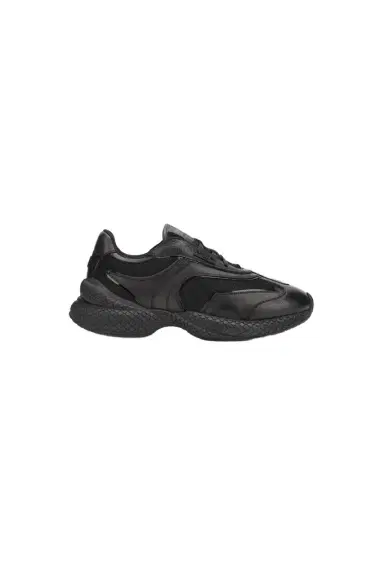 Roberto Cavalli Black Chunky Leather Sneakers | Thumbnail 1 Roberto Cavalli Black Chunky Leather Sneakers | Thumbnail 1