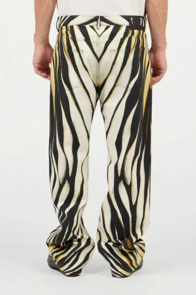 Roberto Cavalli Ray of Gold Print Jeans | Thumbnail 3 Roberto Cavalli Ray of Gold Print Jeans | Thumbnail 3