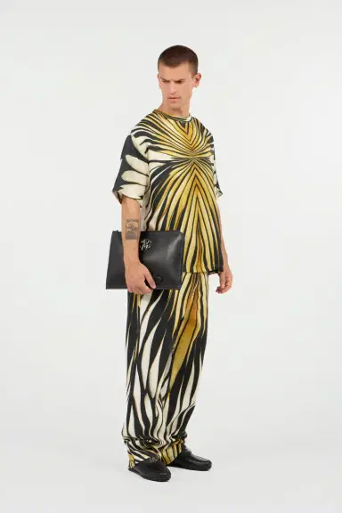Roberto Cavalli Ray of Gold Print Jeans | Thumbnail 7 Roberto Cavalli Ray of Gold Print Jeans | Thumbnail 7