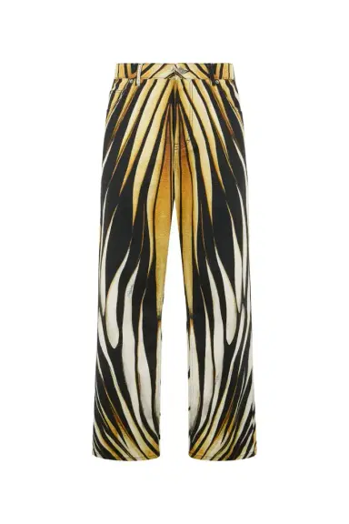 Roberto Cavalli Ray of Gold Print Jeans | Thumbnail 1 Roberto Cavalli Ray of Gold Print Jeans | Thumbnail 1