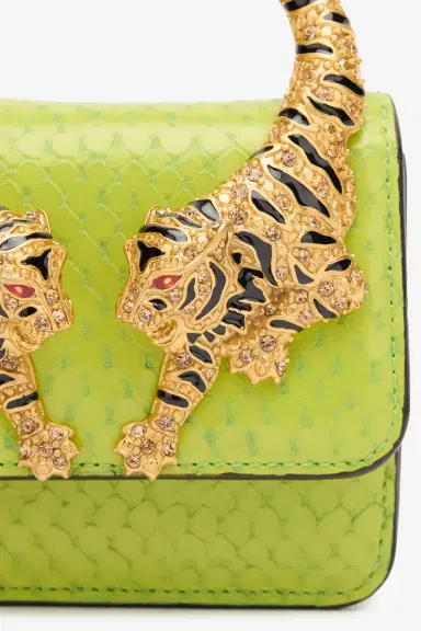 Roberto Cavalli Roar Bag With Bejeweled Tigers | Thumbnail 4 Roberto Cavalli Roar Bag With Bejeweled Tigers | Thumbnail 4