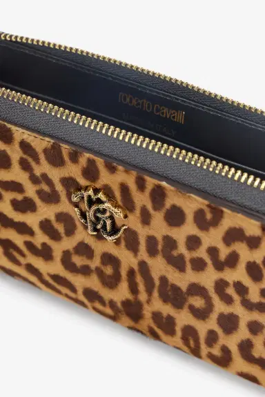 Roberto Cavalli Jaguar Skin Print Zip-Around Wallet | Thumbnail 5 Roberto Cavalli Jaguar Skin Print Zip-Around Wallet | Thumbnail 5