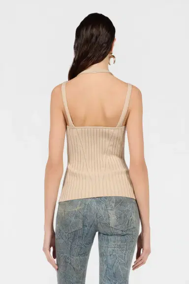 Roberto Cavalli Beige Top | Thumbnail 3 Roberto Cavalli Beige Top | Thumbnail 3