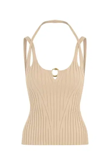 Roberto Cavalli Beige Top | Thumbnail 1 Roberto Cavalli Beige Top | Thumbnail 1