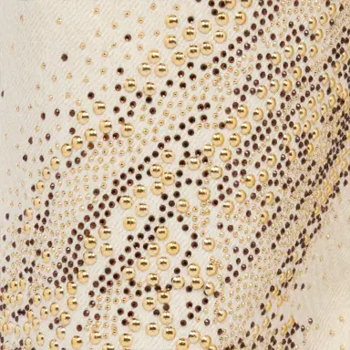 Roberto Cavalli Ivory flared jeans with gold animal-print detailing | Thumbnail 4 Roberto Cavalli Ivory flared jeans with gold animal-print detailing | Thumbnail 4