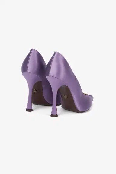 Roberto Cavalli Lilac Pumps With Leaf Insert | Thumbnail 3 Roberto Cavalli Lilac Pumps With Leaf Insert | Thumbnail 3