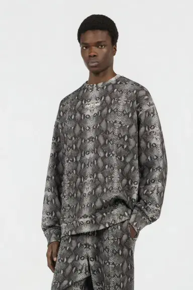 Roberto Cavalli Python Print Sweatshirt | Thumbnail 2 Roberto Cavalli Python Print Sweatshirt | Thumbnail 2