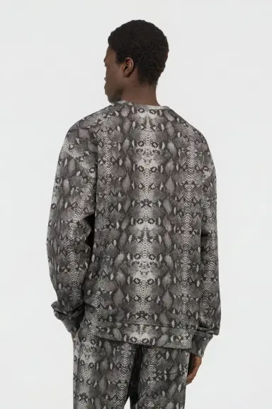 Roberto Cavalli Python Print Sweatshirt | Thumbnail 3 Roberto Cavalli Python Print Sweatshirt | Thumbnail 3