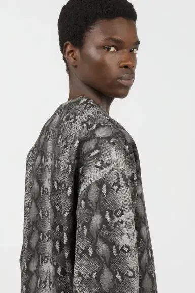 Roberto Cavalli Python Print Sweatshirt | Thumbnail 5 Roberto Cavalli Python Print Sweatshirt | Thumbnail 5