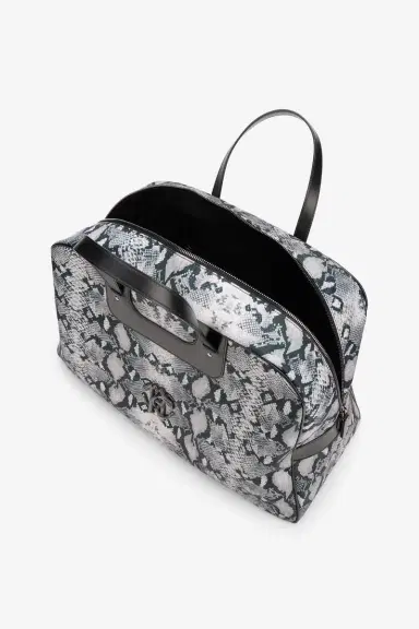 Roberto Cavalli Python Print Top Handle Handbag | Thumbnail 4 Roberto Cavalli Python Print Top Handle Handbag | Thumbnail 4