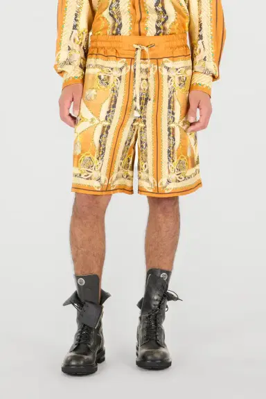 Roberto Cavalli Sunset Print Silk Shorts | Thumbnail 2 Roberto Cavalli Sunset Print Silk Shorts | Thumbnail 2