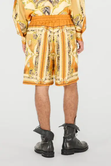 Roberto Cavalli Sunset Print Silk Shorts | Thumbnail 3 Roberto Cavalli Sunset Print Silk Shorts | Thumbnail 3