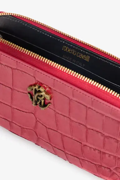 Roberto Cavalli Crocodile Effect Zip-Around Wallet | Thumbnail 5 Roberto Cavalli Crocodile Effect Zip-Around Wallet | Thumbnail 5