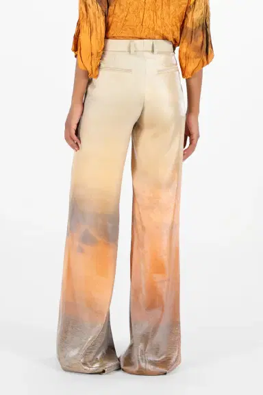 Roberto Cavalli Sunset Print Palazzo Trousers | Thumbnail 3 Roberto Cavalli Sunset Print Palazzo Trousers | Thumbnail 3