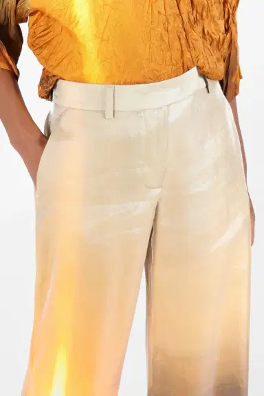 Roberto Cavalli Sunset Print Palazzo Trousers | Thumbnail 5 Roberto Cavalli Sunset Print Palazzo Trousers | Thumbnail 5