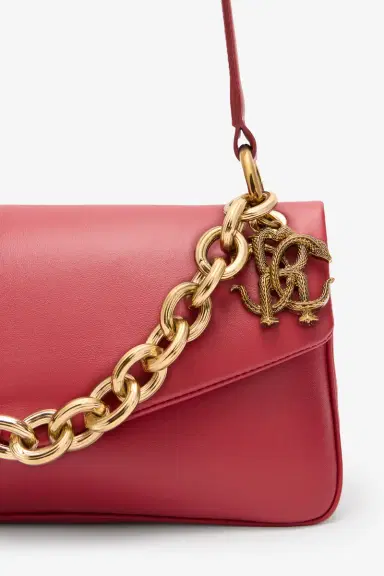Roberto Cavalli Shoulder Bag With Chain And Charm | Thumbnail 4 Roberto Cavalli Shoulder Bag With Chain And Charm | Thumbnail 4