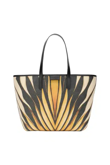 Roberto Cavalli Ray Of Gold Print Shopping Bag | Thumbnail 1 Roberto Cavalli Ray Of Gold Print Shopping Bag | Thumbnail 1