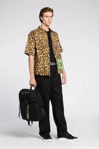 Roberto Cavalli Just Cavalli Logo-Print Backpack | Thumbnail 2 Roberto Cavalli Just Cavalli Logo-Print Backpack | Thumbnail 2