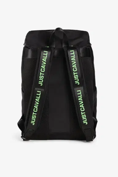 Roberto Cavalli Just Cavalli Logo-Print Backpack | Thumbnail 3 Roberto Cavalli Just Cavalli Logo-Print Backpack | Thumbnail 3
