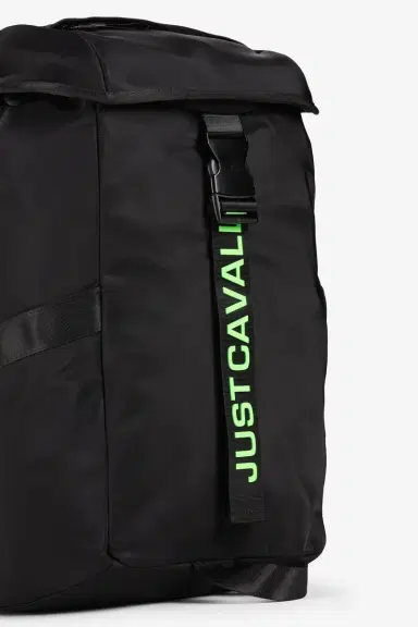 Roberto Cavalli Just Cavalli Logo-Print Backpack | Thumbnail 4 Roberto Cavalli Just Cavalli Logo-Print Backpack | Thumbnail 4