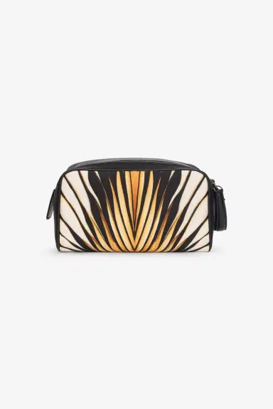 Roberto Cavalli Pouch With Ray Of Gold Print | Thumbnail 3 Roberto Cavalli Pouch With Ray Of Gold Print | Thumbnail 3