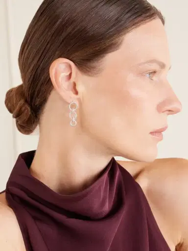 Spinelli Kilcollin Talan Blanc 18-karat White Gold Diamond Earrings | Thumbnail 2 Spinelli Kilcollin Talan Blanc 18-karat White Gold Diamond Earrings | Thumbnail 2