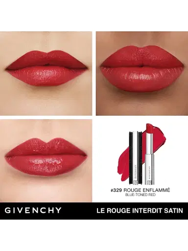 Givenchy Women's Le Rouge Interdit Satin Hydrating Lipstick | Thumbnail 3 Givenchy Women's Le Rouge Interdit Satin Hydrating Lipstick | Thumbnail 3
