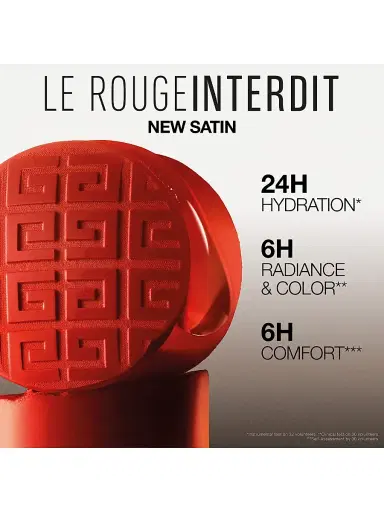 Givenchy Women's Le Rouge Interdit Satin Hydrating Lipstick | Thumbnail 5 Givenchy Women's Le Rouge Interdit Satin Hydrating Lipstick | Thumbnail 5