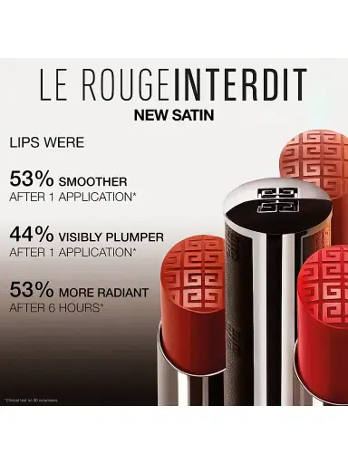 Givenchy Women's Le Rouge Interdit Satin Hydrating Lipstick | Thumbnail 6 Givenchy Women's Le Rouge Interdit Satin Hydrating Lipstick | Thumbnail 6