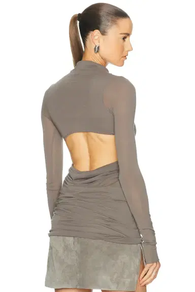 Rick Owens Sunpeel Long Sleeve Top | Thumbnail 3 Rick Owens Sunpeel Long Sleeve Top | Thumbnail 3