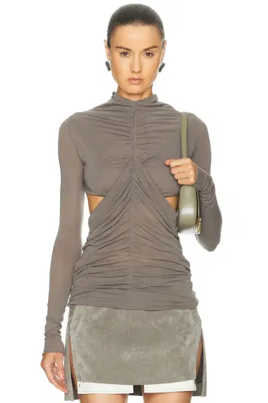 Rick Owens Sunpeel Long Sleeve Top | Thumbnail 1 Rick Owens Sunpeel Long Sleeve Top | Thumbnail 1