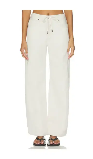 Frame The Off Duty Drawstring Bow Jeans | Thumbnail 1 Frame The Off Duty Drawstring Bow Jeans | Thumbnail 1