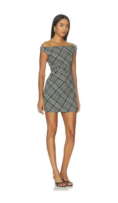 Simkhai Wells Off-shoulder Mini Dress | Thumbnail 2 Simkhai Wells Off-shoulder Mini Dress | Thumbnail 2