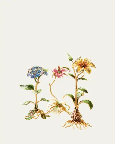 Jay Strongwater Nori Hydrangea Objet | Thumbnail 2 Jay Strongwater Nori Hydrangea Objet | Thumbnail 2