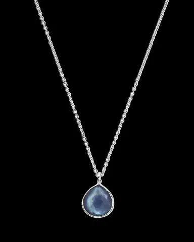 Ippolita Mini Teardrop Pendant Necklace in Sterling Silver | Thumbnail 2 Ippolita Mini Teardrop Pendant Necklace in Sterling Silver | Thumbnail 2