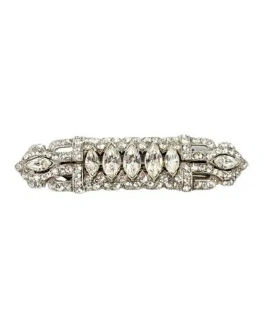 ben-amun Thin Crystal Hair Barrette | Thumbnail 1 ben-amun Thin Crystal Hair Barrette | Thumbnail 1