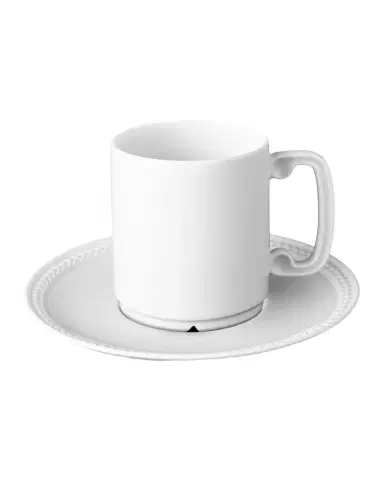 L'Objet Soie Tressee Espresso Cup & Saucer | Thumbnail 1 L'Objet Soie Tressee Espresso Cup & Saucer | Thumbnail 1