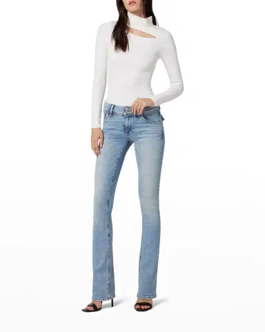 Hudson Beth Mid-Rise Faded Bootcut Jeans | Thumbnail 1 Hudson Beth Mid-Rise Faded Bootcut Jeans | Thumbnail 1