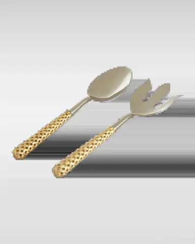 L 'Objet Braid 2-Piece 24K Gold-Plated Serving Set | Thumbnail 2 L 'Objet Braid 2-Piece 24K Gold-Plated Serving Set | Thumbnail 2