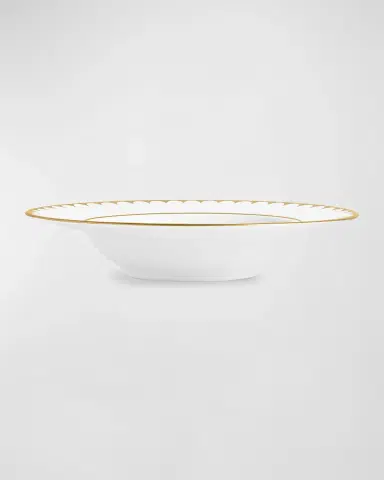 L 'Objet Aegean Filet 24K Gold-Plated Soup Plate | Thumbnail 2 L 'Objet Aegean Filet 24K Gold-Plated Soup Plate | Thumbnail 2